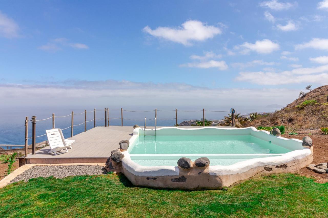 Flatguest Charming House + Pool + Terrace + Views Villa Santa Maria de Guia de Gran Canaria Exteriör bild