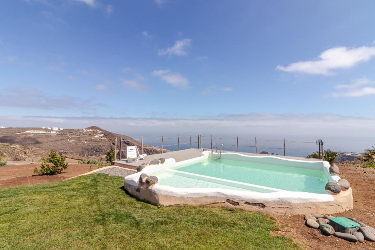 Flatguest Charming House + Pool + Terrace + Views Villa Santa Maria de Guia de Gran Canaria Exteriör bild