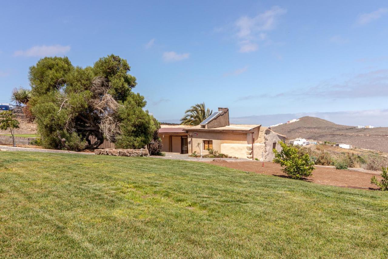 Flatguest Charming House + Pool + Terrace + Views Villa Santa Maria de Guia de Gran Canaria Exteriör bild