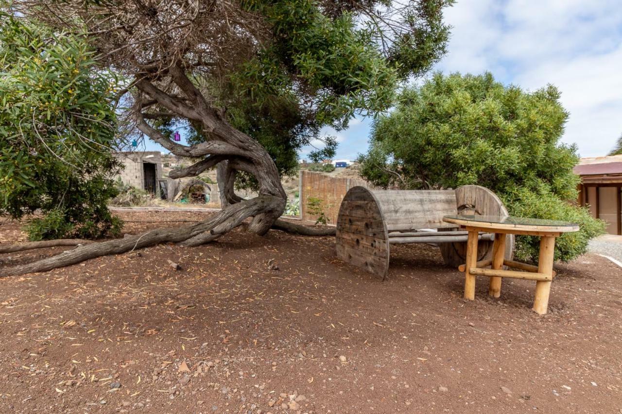 Flatguest Charming House + Pool + Terrace + Views Villa Santa Maria de Guia de Gran Canaria Exteriör bild