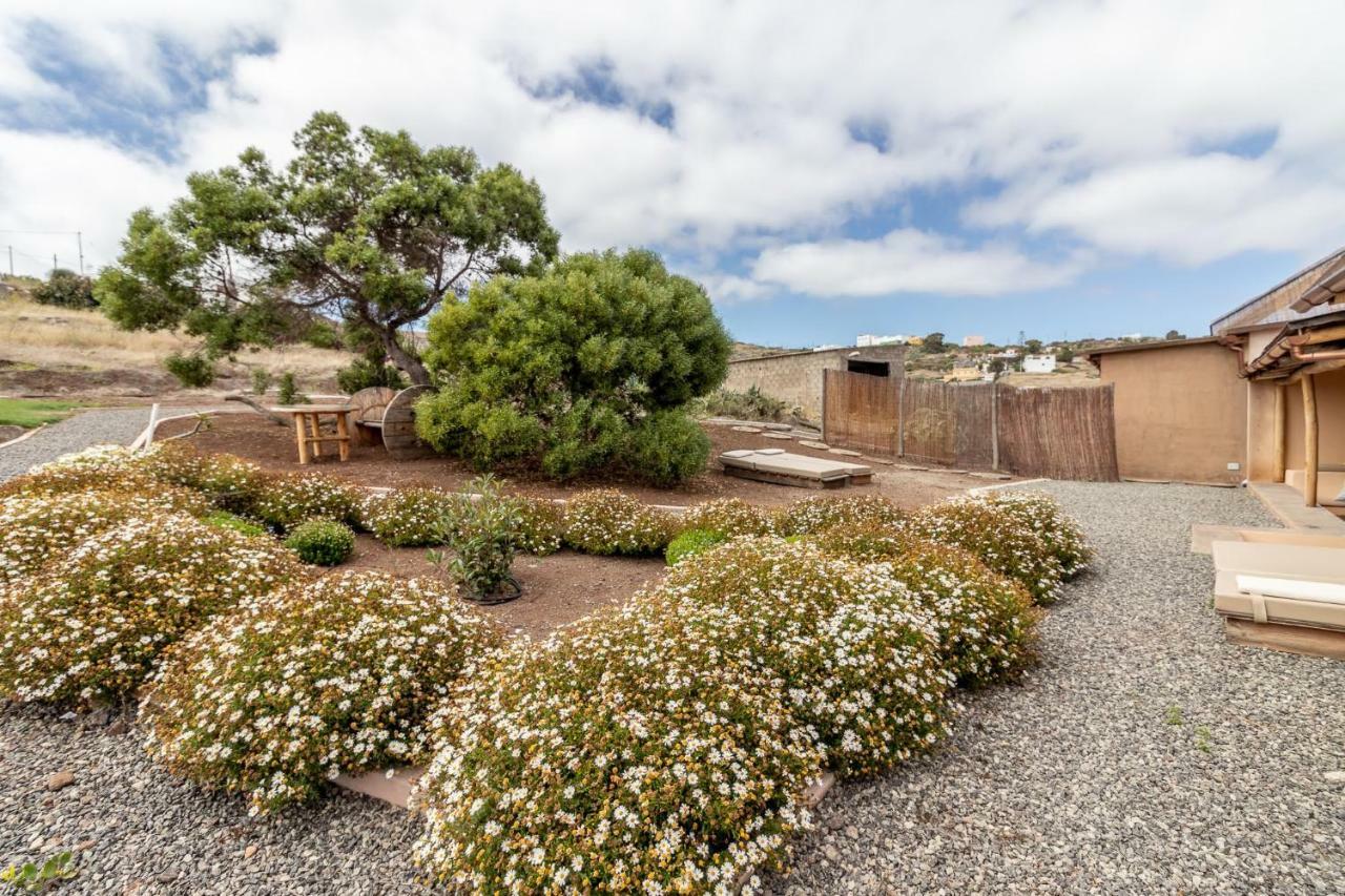 Flatguest Charming House + Pool + Terrace + Views Villa Santa Maria de Guia de Gran Canaria Exteriör bild