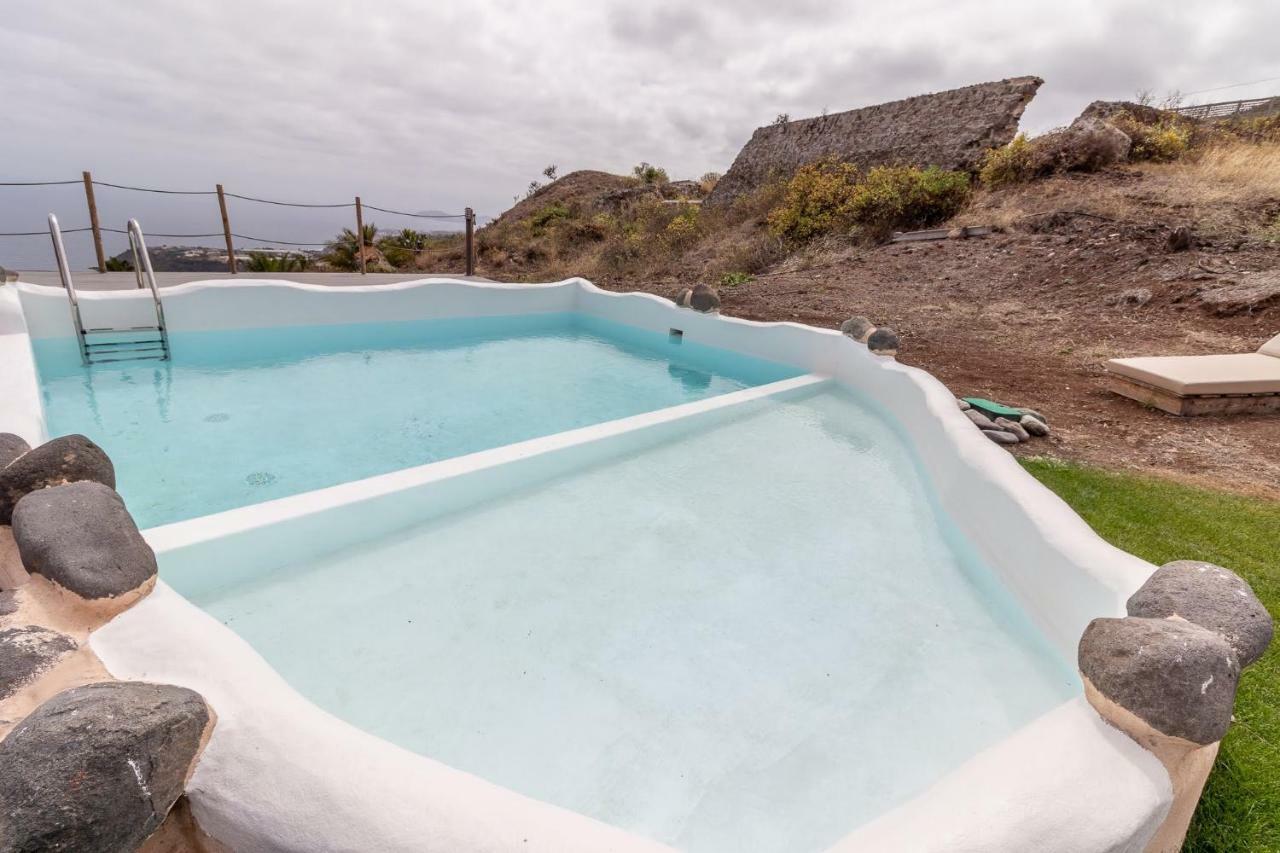 Flatguest Charming House + Pool + Terrace + Views Villa Santa Maria de Guia de Gran Canaria Exteriör bild