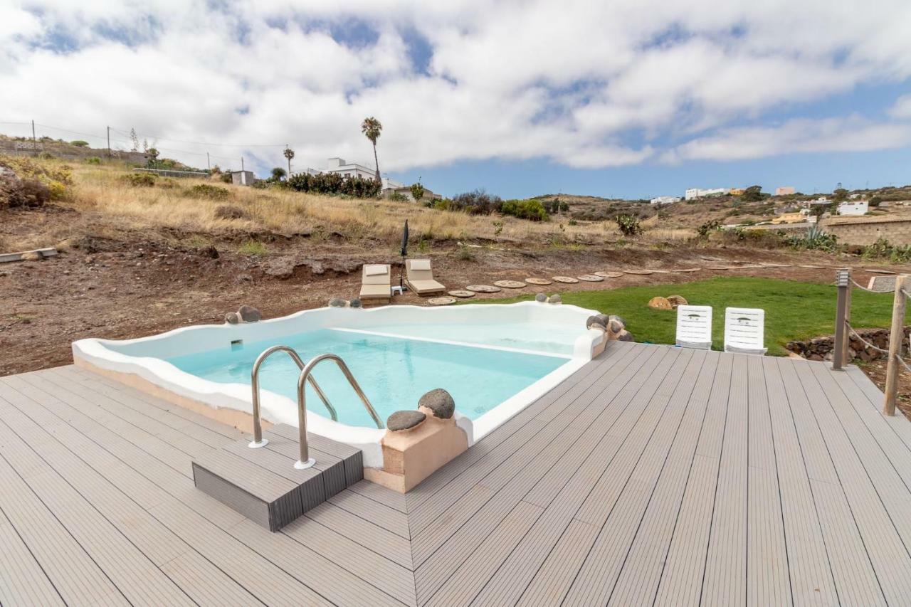 Flatguest Charming House + Pool + Terrace + Views Villa Santa Maria de Guia de Gran Canaria Exteriör bild